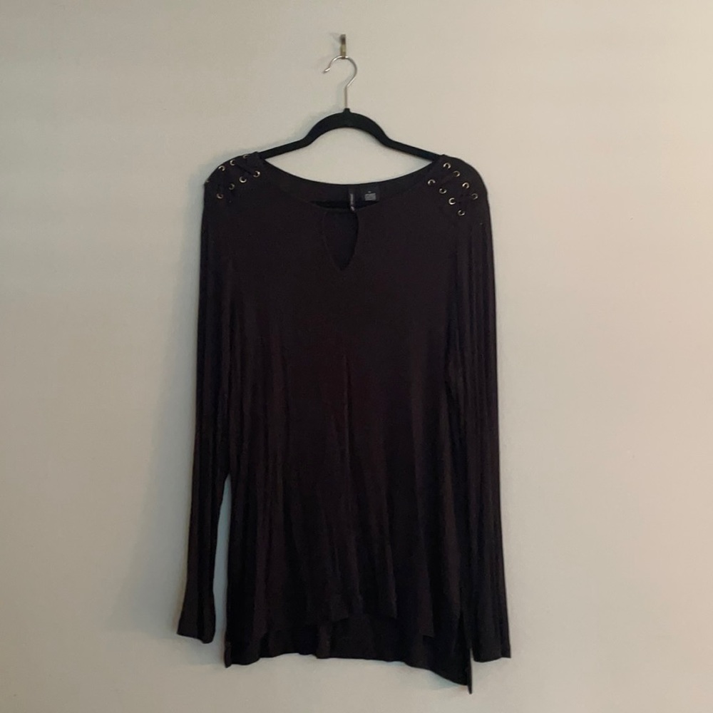 Black New Direction long sleeve top